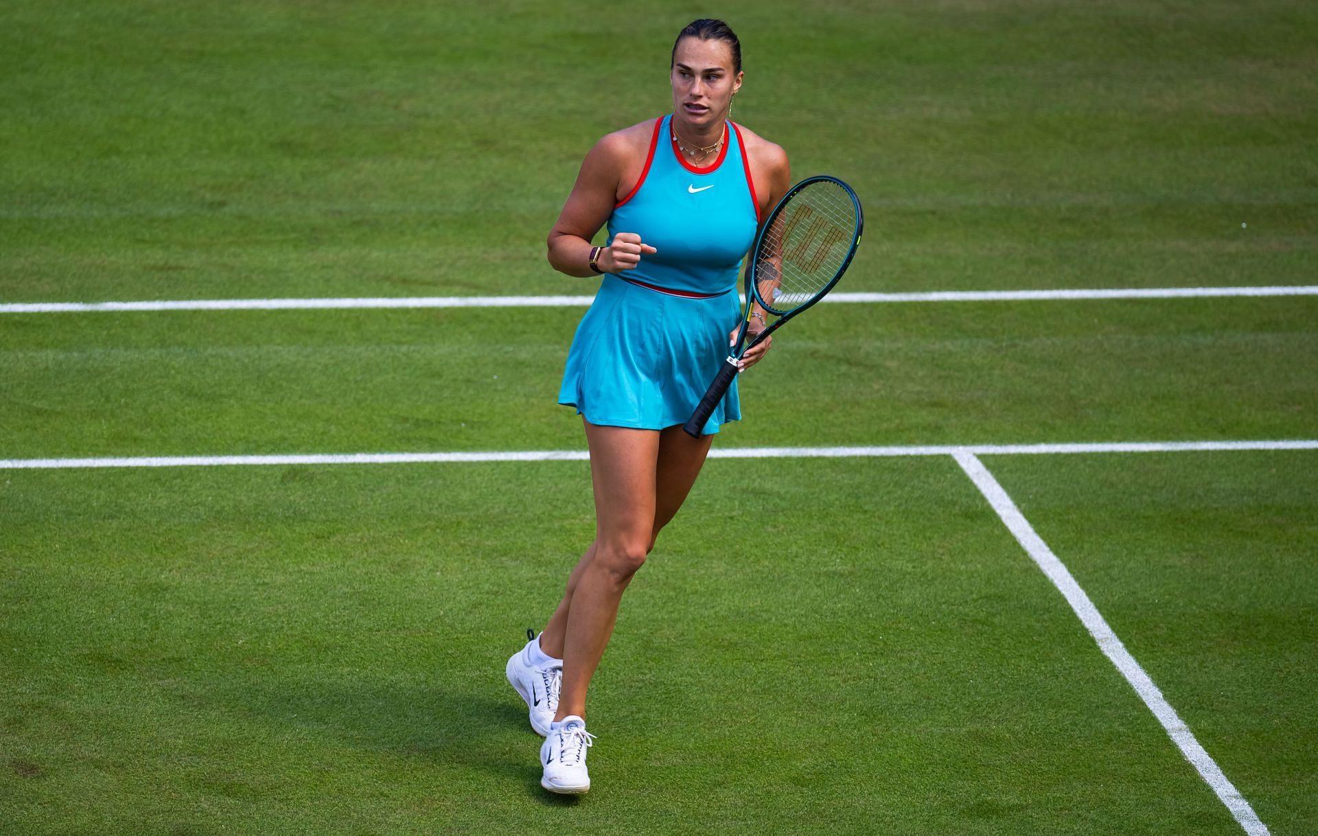 Aryna Sabalenka at the Berlin Tennis Open 2025. (Photo: Getty)